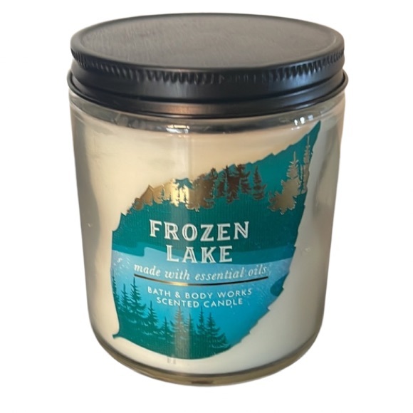 BATH & BODY WORKS | SINGLE WICK | FROZEN LAKE CANDLE